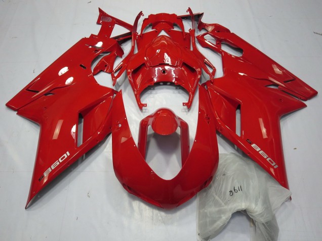 2007-2014 Red Ducati 1098 Motorcycle Fairings UK Stores