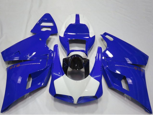 1993-2005 Blue Glossy Black Ducati 916 Motorcycle Fairings UK Stores