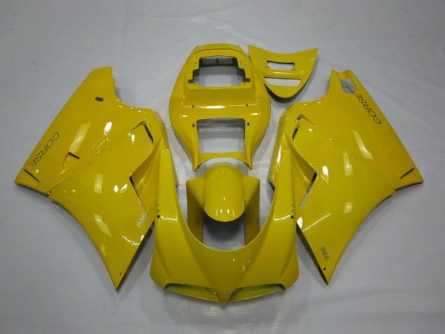 1993-2005 Yellow Ducati 996 Motorcycle Fairings UK Stores