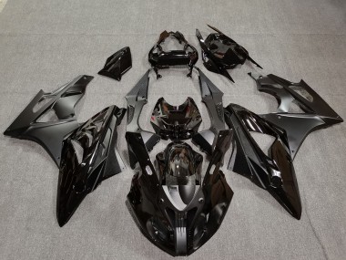 2009-2014 Glossy Black Matte Black Carbon Fiber BMW S1000RR Motorcycle Fairings UK Stores