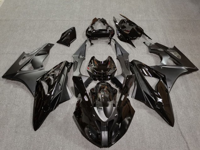 2009-2014 Glossy Black Matte Black Carbon Fiber BMW S1000RR Motorcycle Fairings UK Stores