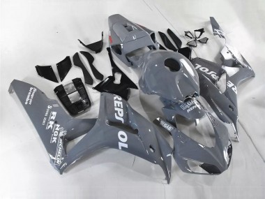 2006-2007 Nardo Grey White Repsol Honda CBR1000RR Motorcycle Fairings UK Stores