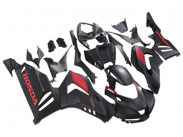 2020-2023 Matte Black Red Honda CBR1000RR-R Motorcycle Fairings UK Stores