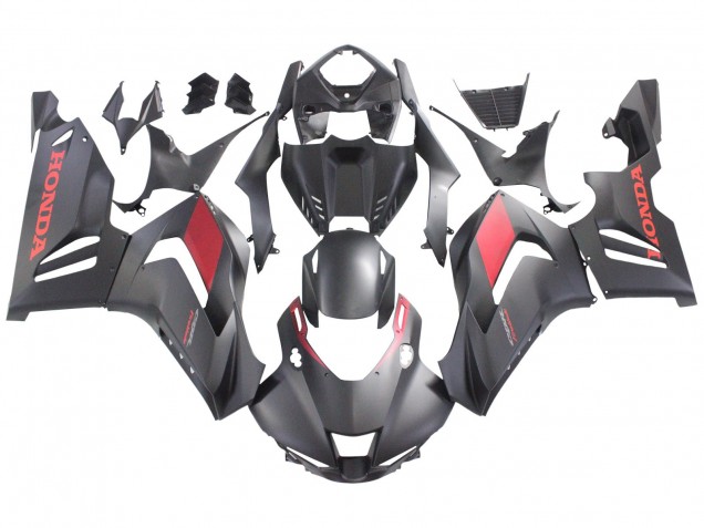 2020-2023 Matte Black Red Honda CBR1000RR-R Motorcycle Fairings UK Stores