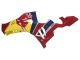 2020-2023 Blue Yellow Red Bull Honda CBR1000RR-R Motorcycle Fairings UK Stores