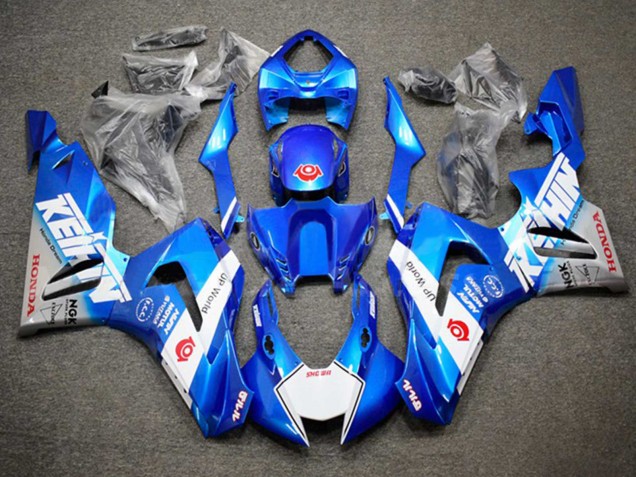 2020-2023 Blue White Honda CBR1000RR-R Motorcycle Fairings UK Stores