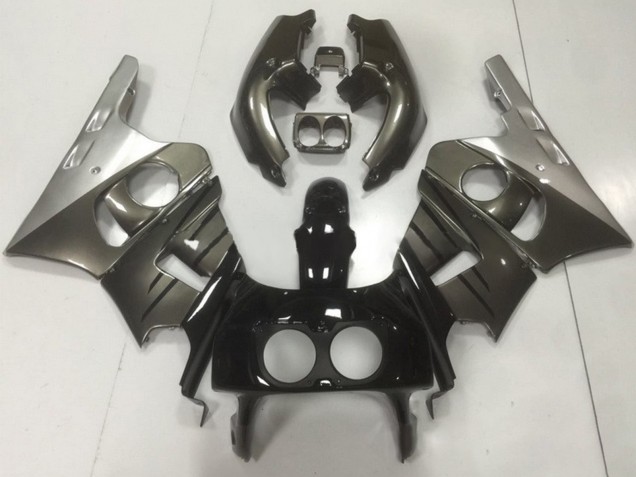 1990-1999 Silver Grey Glossy Black Honda CBR400RR NC29 Motorcycle Fairings UK Stores