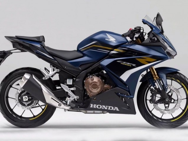2022 Dark Blue Matte Black Honda CBR400R Motorcycle Fairings UK Stores