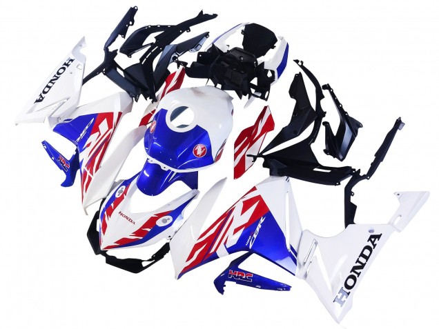 2022 White Red Blue Honda CBR400R Motorcycle Fairing UK Stores