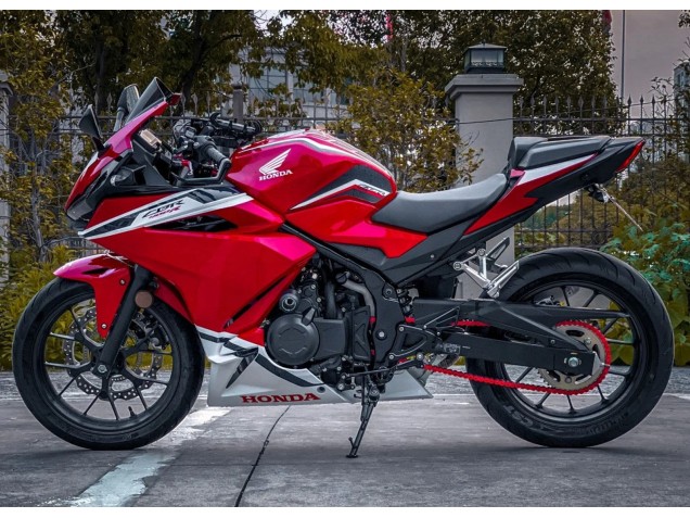 2022 Red White Honda CBR400R Motorcycle Fairings UK Stores