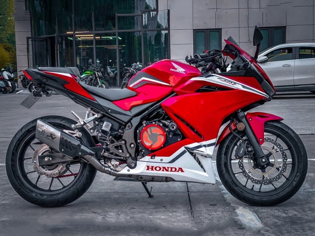2022 Red White Honda CBR400R Motorcycle Fairings UK Stores