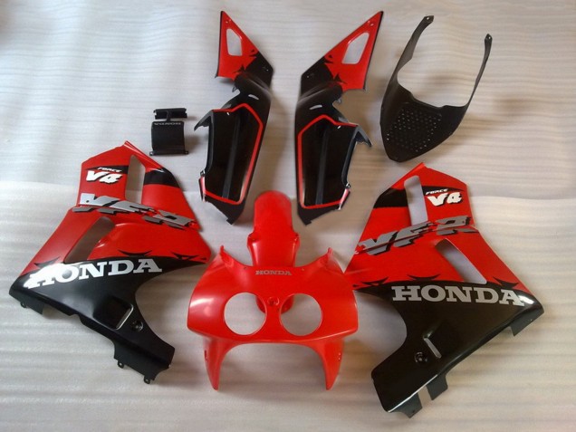 1988-1992 Red Black Honda VFR400R NC30 Motorcycle Fairings UK Stores