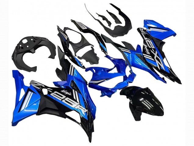 2019-2025 Blue White Matte Black Kawasaki ZX25R ZX-25R Motorcycle Fairings UK Stores