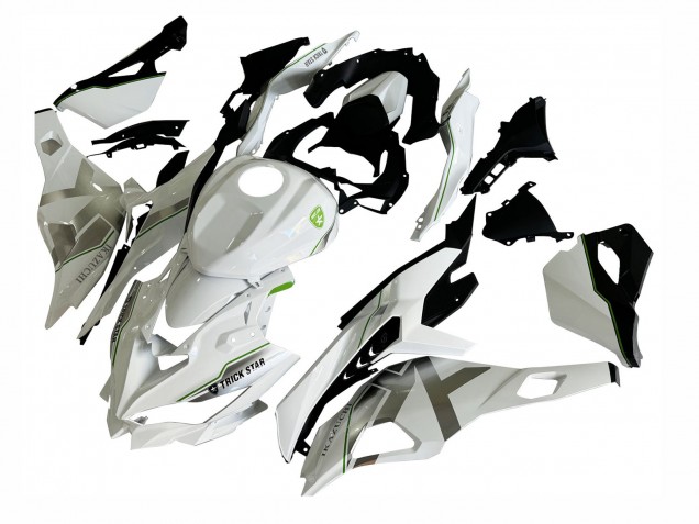 2019-2025 White Silver Green Black Trick Star Kawasaki ZX25R ZX-25R Motorcycle Fairings UK Stores