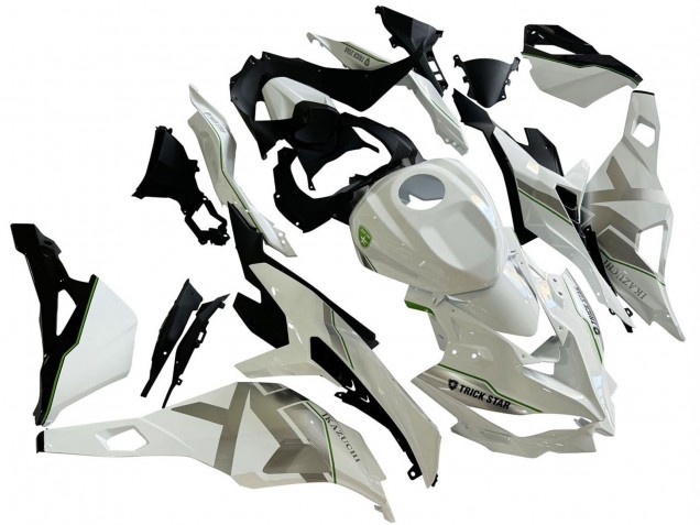 2019-2025 White Silver Green Black Trick Star Kawasaki ZX25R ZX-25R Motorcycle Fairings UK Stores