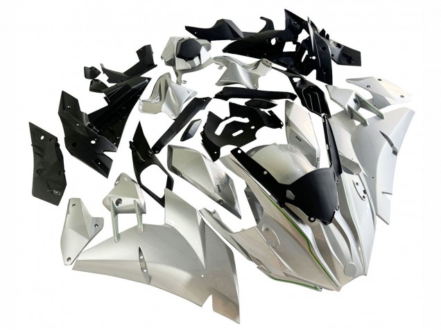 2015-2022 Silver Kawasaki Ninja H2 Motorcycle Fairings UK Stores