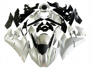 2015-2022 Silver Kawasaki Ninja H2 Motorcycle Fairings UK Stores