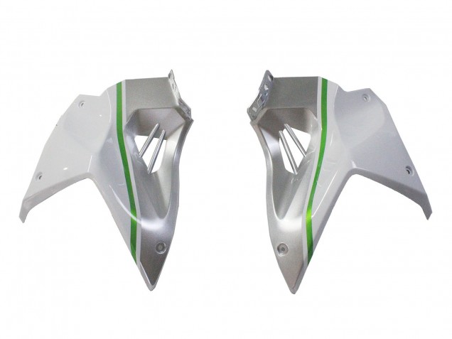 2015-2022 White Silver Green Kawasaki Ninja H2 Motorcycle Fairings UK Stores