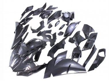 2015-2022 Black Carbon Fiber Kawasaki Ninja H2 Motorcycle Fairings UK Stores
