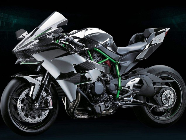 2015-2022 Grey Kawasaki Ninja H2 Motorcycle Fairing Kits UK Stores