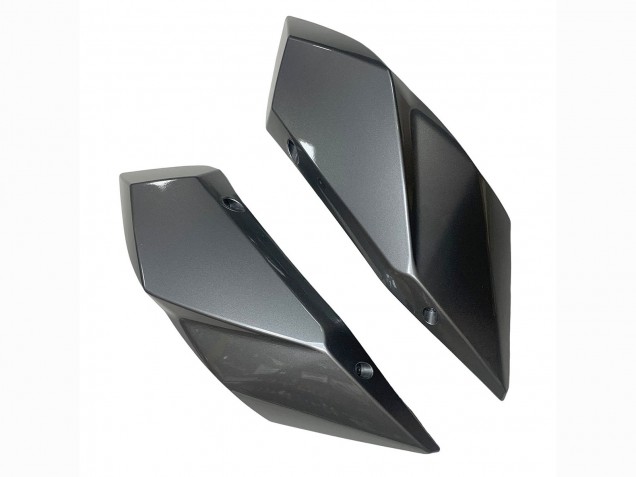 2015-2022 Silver Black Carbon Fiber Kawasaki Ninja H2 Motorcycle Fairings UK Stores