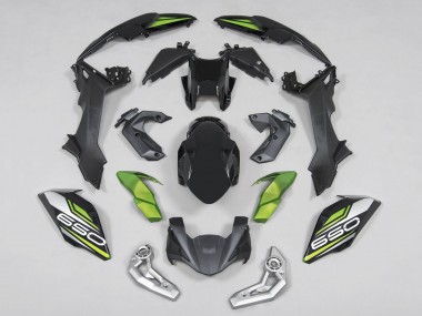 2017-2019 Black Green Silver Kawasaki Ninja Z650 Motorcycle Fairings UK Stores