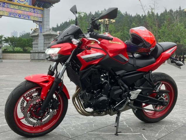 2020-2023 Red Black Kawasaki Ninja Z650 Motorcycle Fairings UK Stores