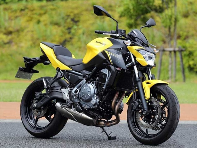 2017-2019 Yellow Black Kawasaki Ninja Z650 Motorcycle Fairings UK Stores