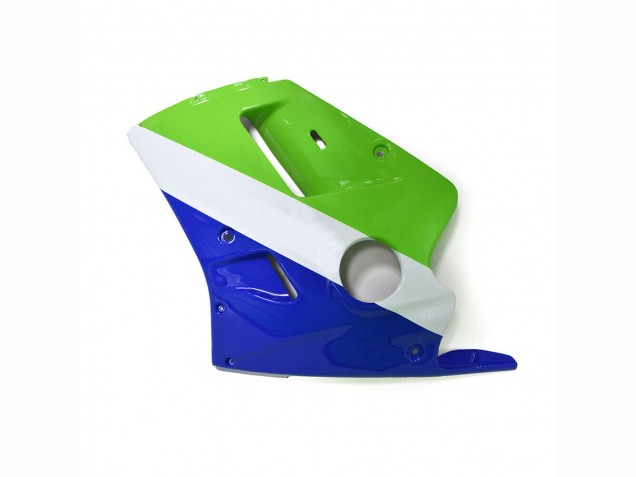 1989-1990 Green White Blue Kawasaki ZXR250 Motorcycle Fairings UK Stores