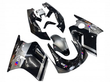 1989-1990 Glossy Black Grey Elf Touch4 Bridgestone Kawasaki ZXR250 Motorcycle Fairings UK Stores