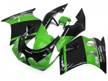 1989-1990 Green Glossy Black Elf Touch4 Bridgestone Kawasaki ZXR250 Motorcycle Fairings UK Stores