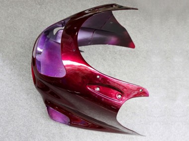 1993-2003 Dark Red Kawasaki ZZR1100 Motorcycle Fairing UK Stores