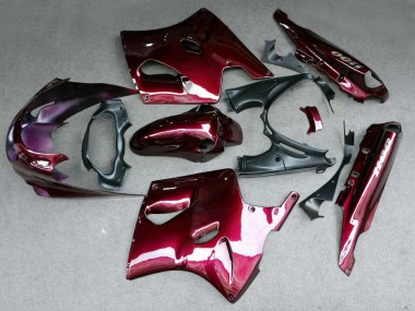 1993-2003 Dark Red Kawasaki ZZR1100 Motorcycle Fairing UK Stores