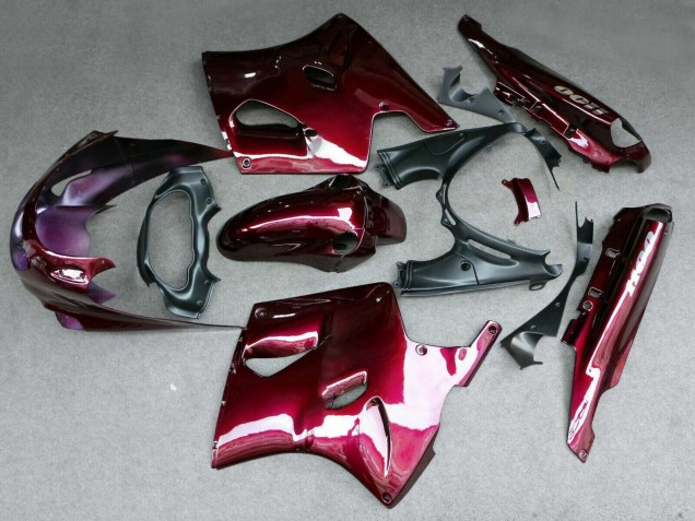 1993-2003 Dark Red Kawasaki ZZR1100 Motorcycle Fairing UK Stores