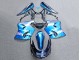 1993-2003 Glossy Blue Grey Kawasaki ZZR1100 Motorcycle Fairings UK Stores