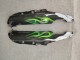 1993-2003 Glossy Black Green Flame Kawasaki ZZR1100 Motorcycle Fairings UK Stores