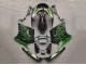 1993-2003 Glossy Black Green Flame Kawasaki ZZR1100 Motorcycle Fairings UK Stores