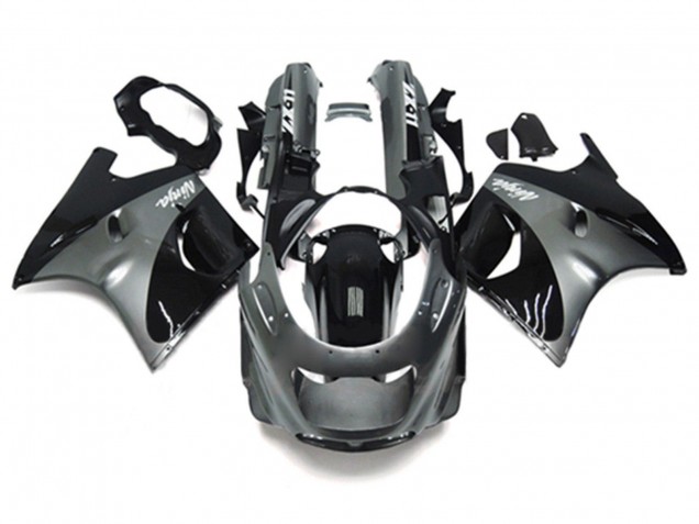 1993-2003 Grey Black Ninja Kawasaki ZZR1100 Motorcycle Fairings UK Stores