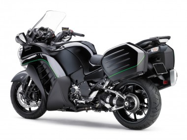 2007-2009 Matte Black Green Line Kawasaki GTR1400/ZG1400 Motorcycle Fairings UK Stores