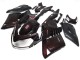2007-2009 Maroon Red Black Kawasaki GTR1400/ZG1400 Motorcycle Fairings UK Stores