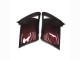 2007-2009 Maroon Red Black Kawasaki GTR1400/ZG1400 Motorcycle Fairings UK Stores