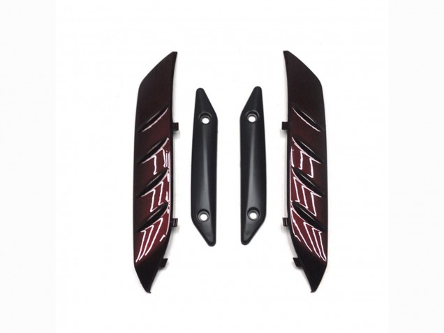 2007-2009 Maroon Red Black Kawasaki GTR1400/ZG1400 Motorcycle Fairings UK Stores