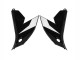 2022-2025 Glossy Black White Kawasaki Versys 650 Motorcycle Fairings UK Stores