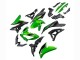 2022-2025 Green Glossy Black Kawasaki Versys 650 Motorcycle Fairings UK Stores