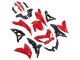 2022-2025 Red Black Kawasaki Versys 650 Motorcycle Fairings UK Stores