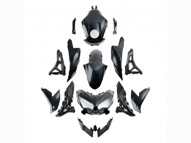 2022-2025 Glossy Black Kawasaki Versys 650 Motorcycle Fairings UK Stores