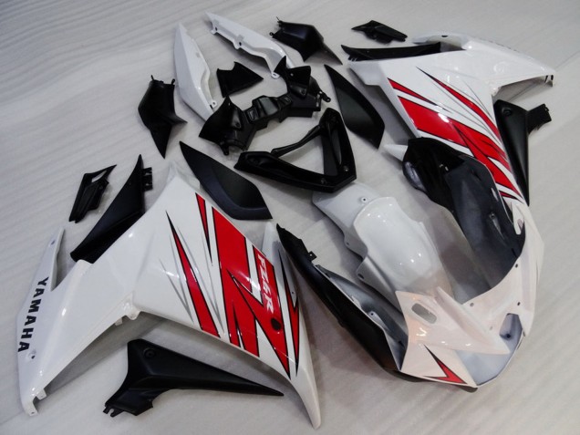 2009-2015 White Red Black Yamaha FZ6R Motorcycle Fairings UK Stores