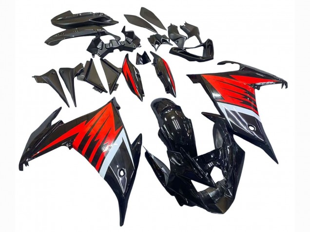 2009-2015 Black Red White Yamaha FZ6R Motorcycle Fairing UK Stores