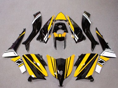 2012-2014 Glossy Black Yellow White Yamaha TMAX530 Motorcycle Fairings UK Stores