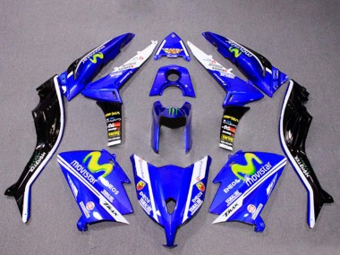 2012-2014 Blue Black White ENEOS MoviStar Yamalube Monster Yamaha TMAX530 Motorcycle Fairings UK Stores